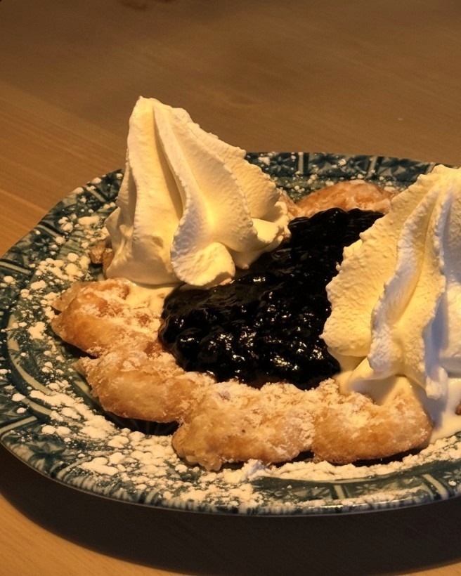 våffla blåbär sylt 2